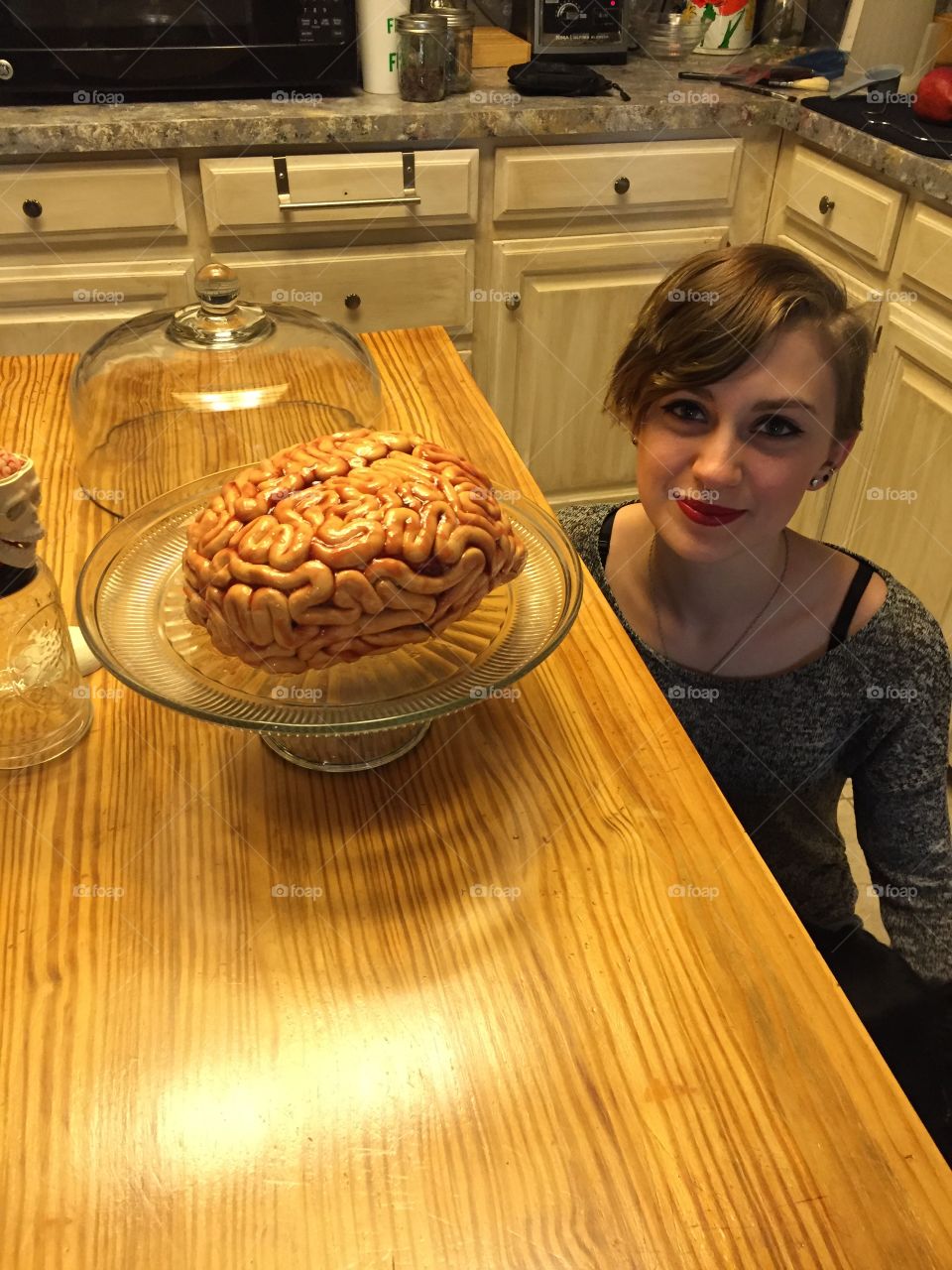 Homemade Brain Cake 