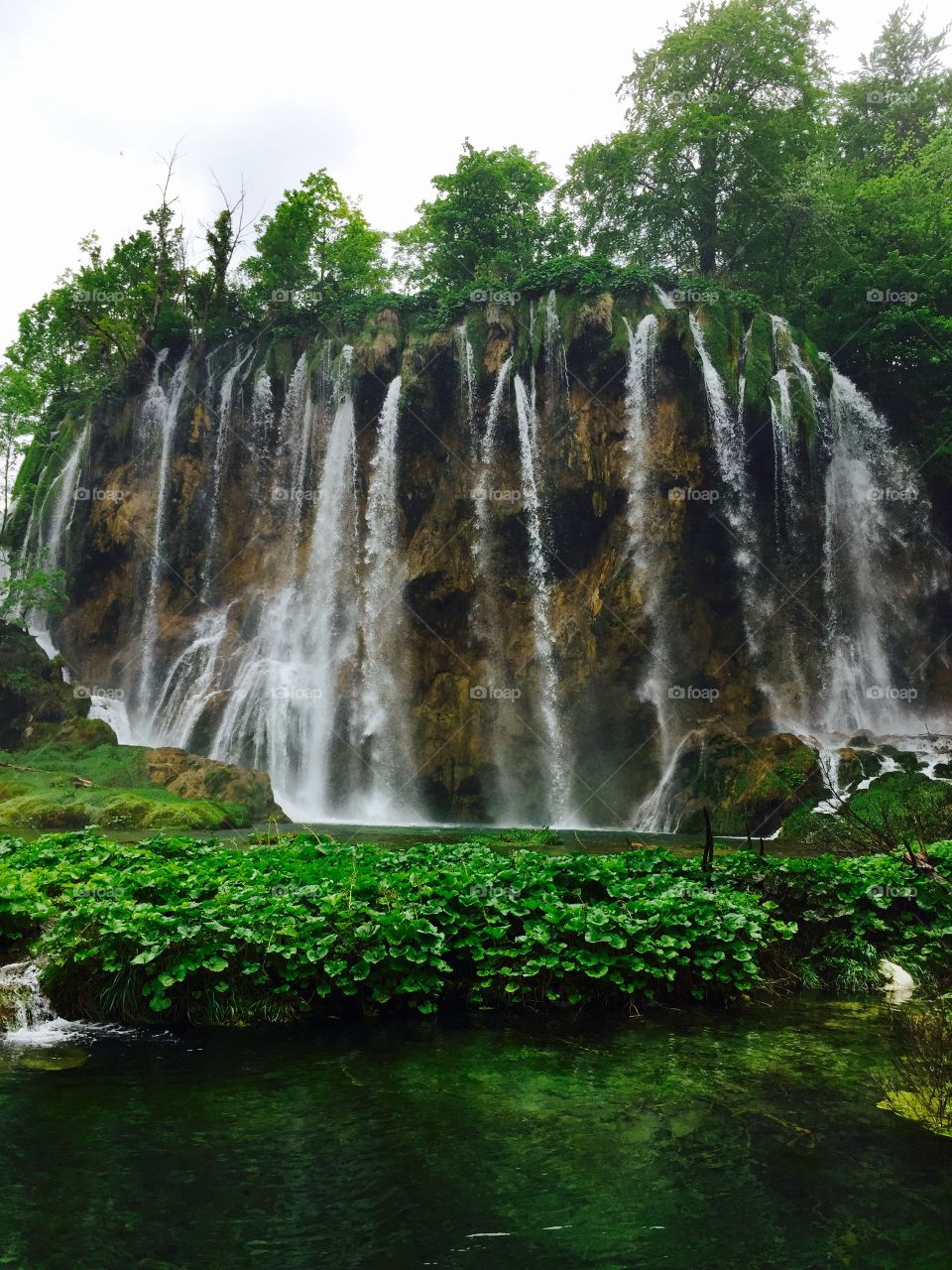 Waterfall at Plitvice Lakes. Photo shot at Plitvice Lakes, Croatia 