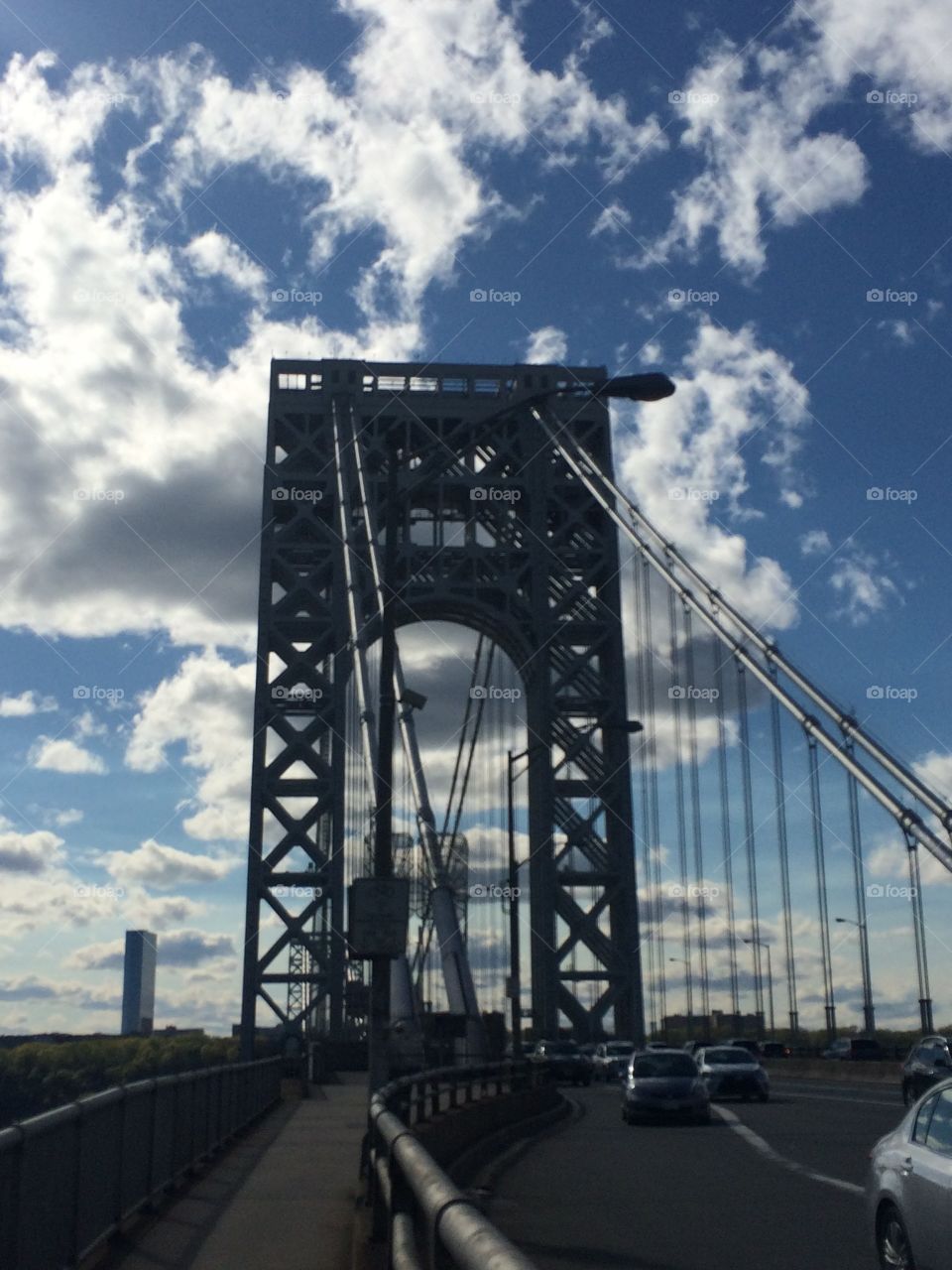 Clouds and Washington Bridge