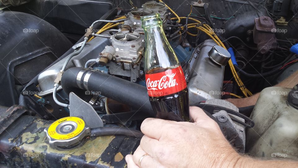 Classic coke with a classic engine