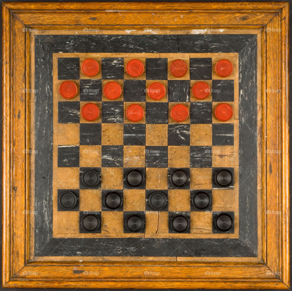 A game of checkers