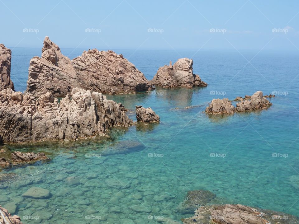 Still ocean / Blue water / Sardegna / Italy 