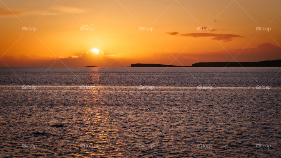 Sunset at Galway bay, Ireland