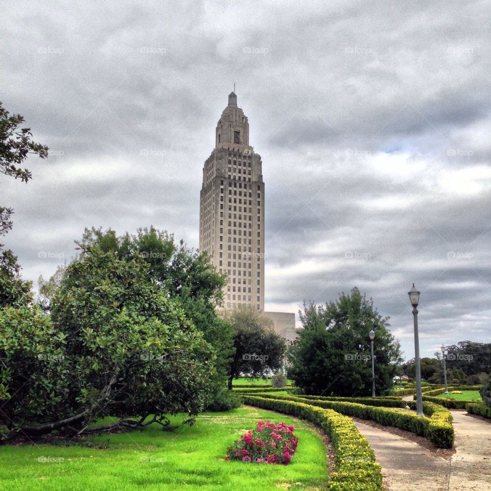 Louisiana state capital building