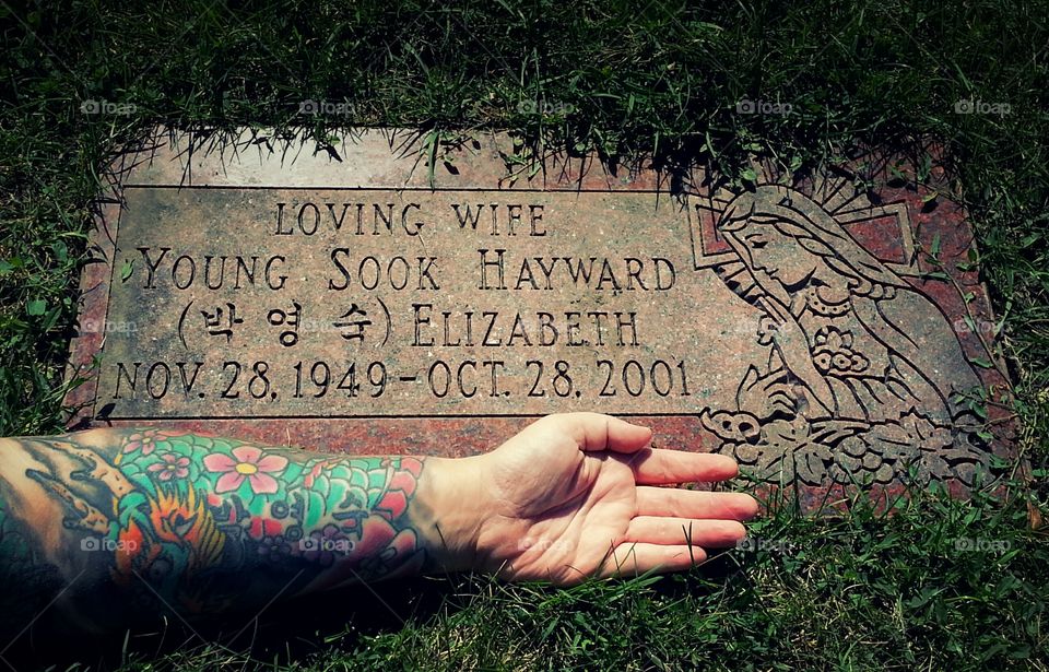 In Loving Memory. My tattoo with my aunt's name in her memory.