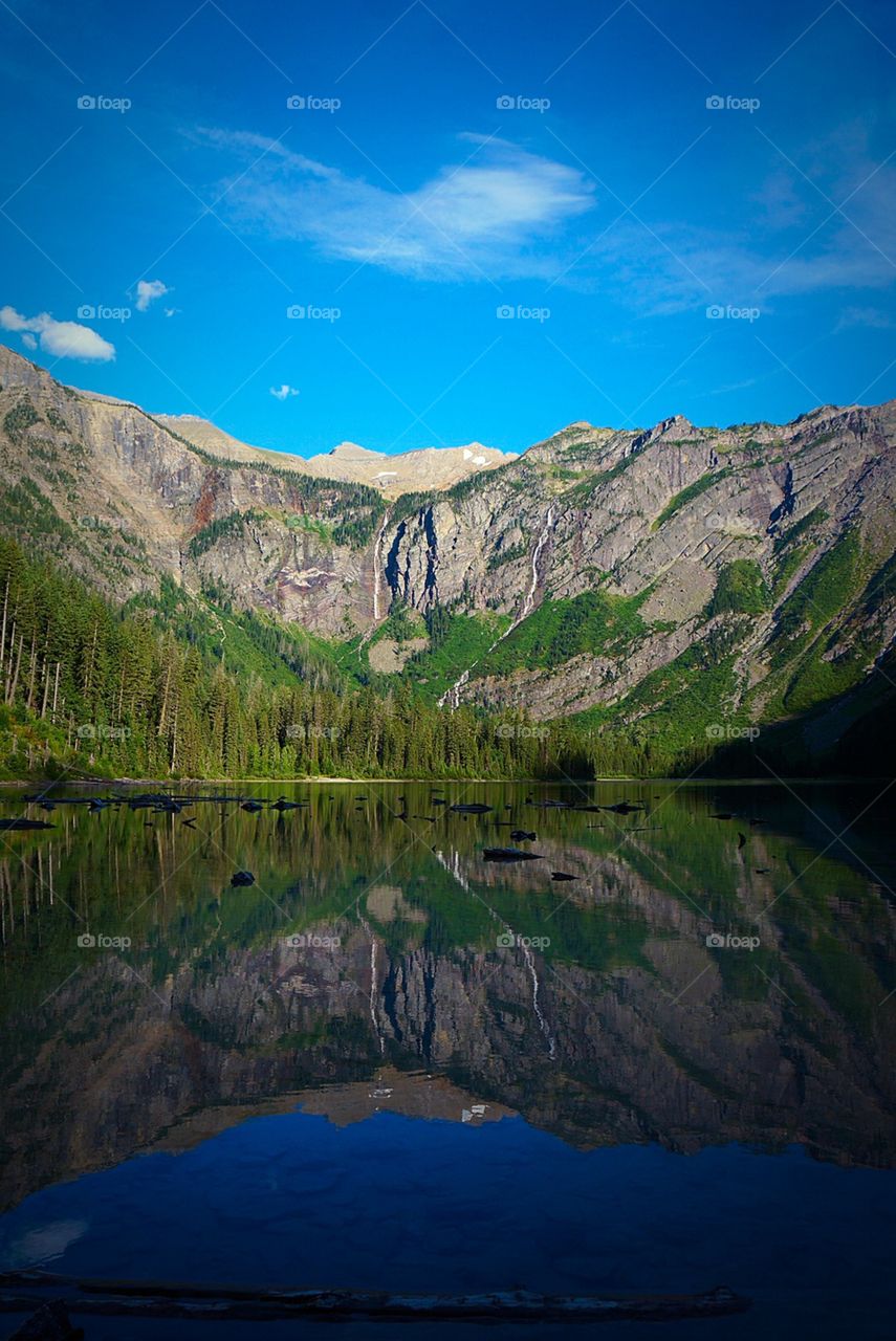 Reflections. Avalanche Lake 