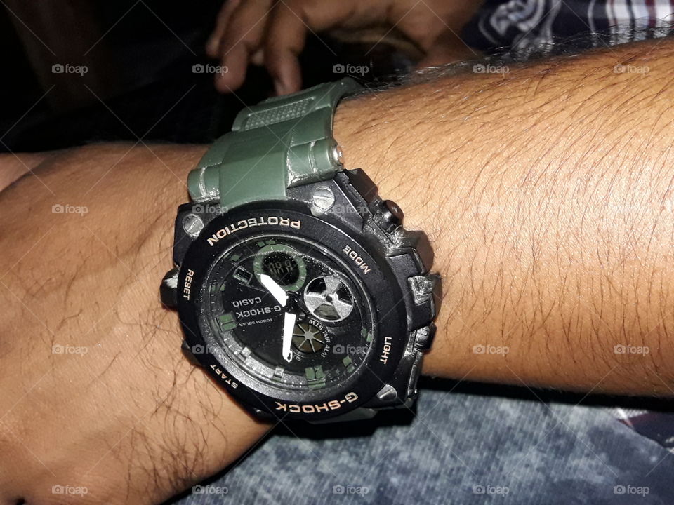 G-SHOCK CASIO black color plastic cover 's man wristwatch