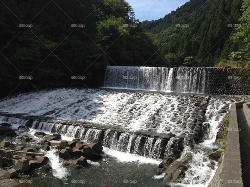 Japan waterfall