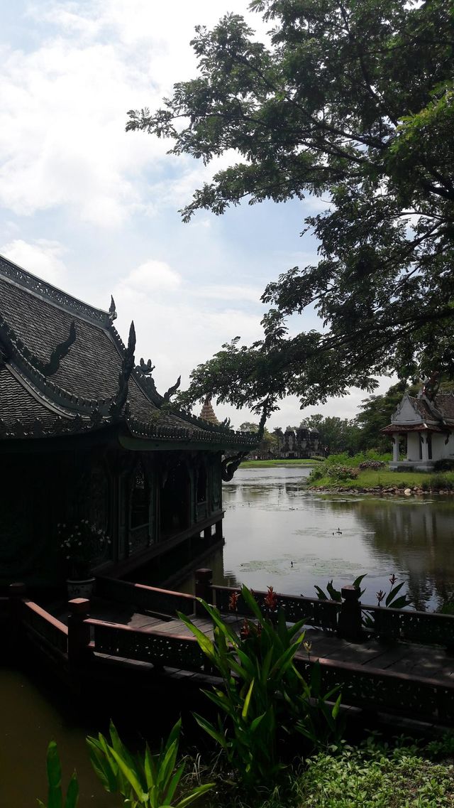 Thai house - made of wood