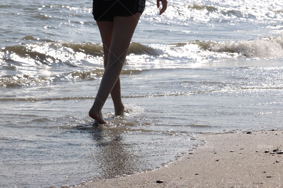 Walk along the beach