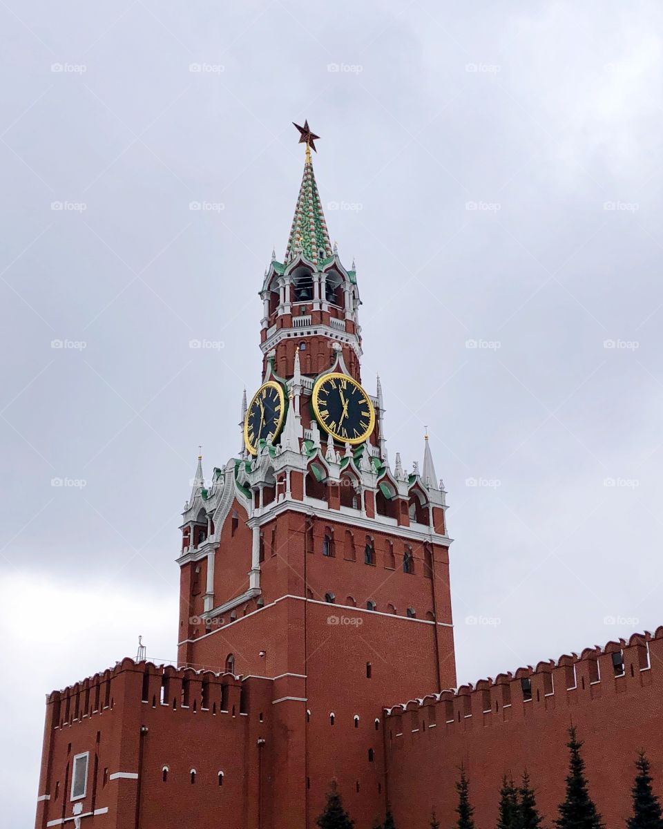 Moscow, Russia, Red square. Kremlin 