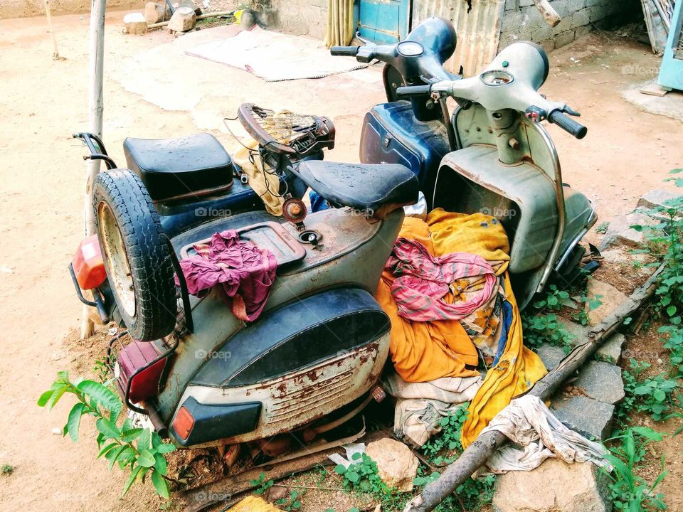 old Indian scooters