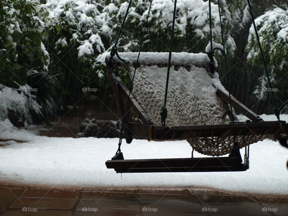 Snow in Barcelona