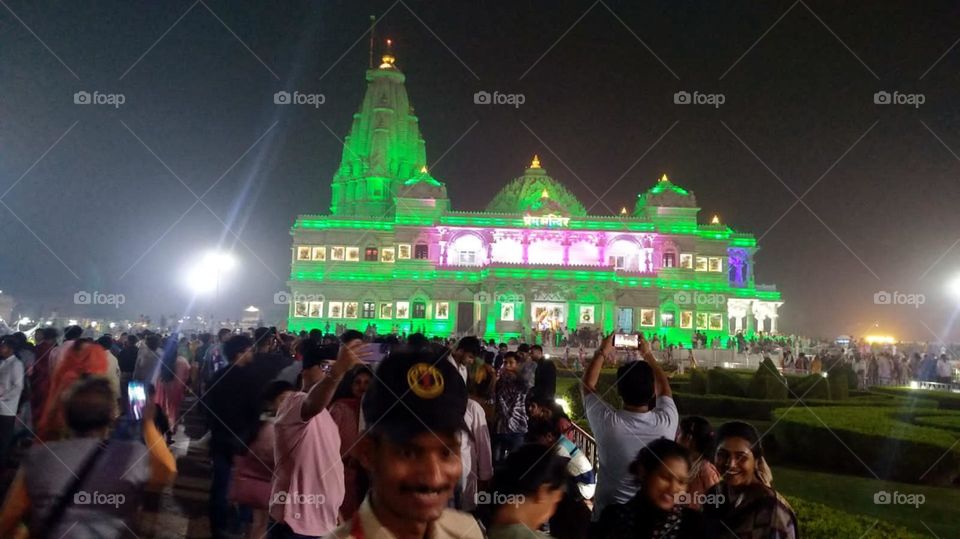 prem mandir, vrindavan