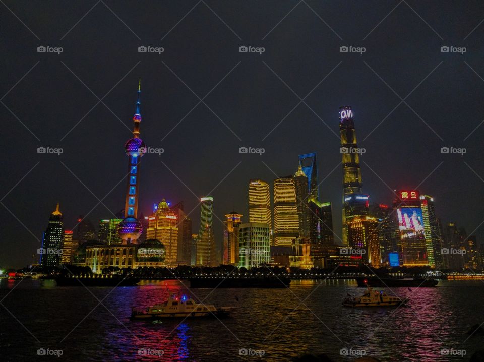 night scape, Shanghai, China