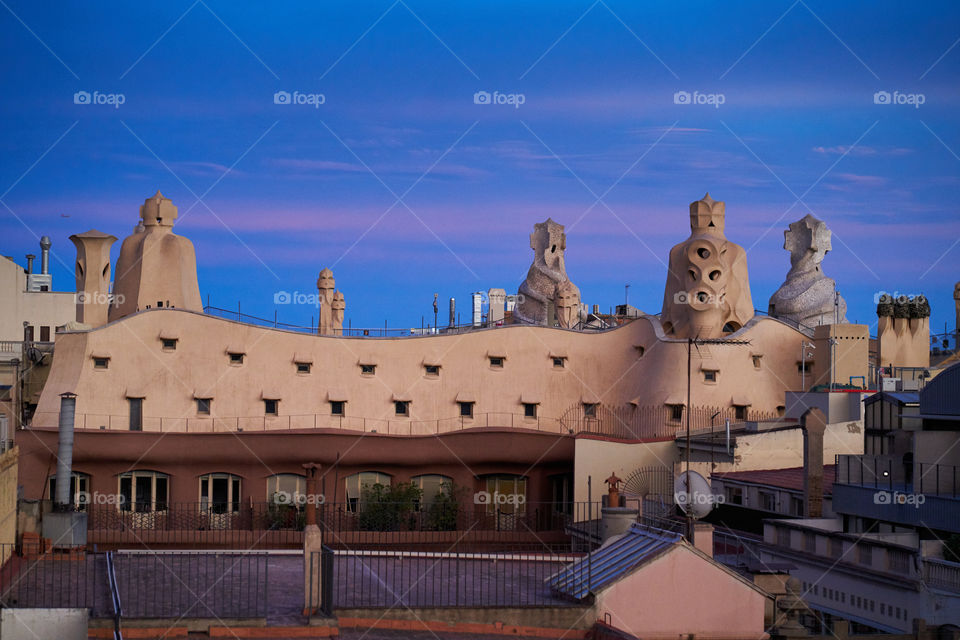 La Pedrera Chimney's