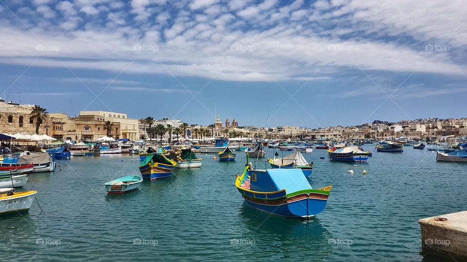 Maltese old fishing village from ancient times