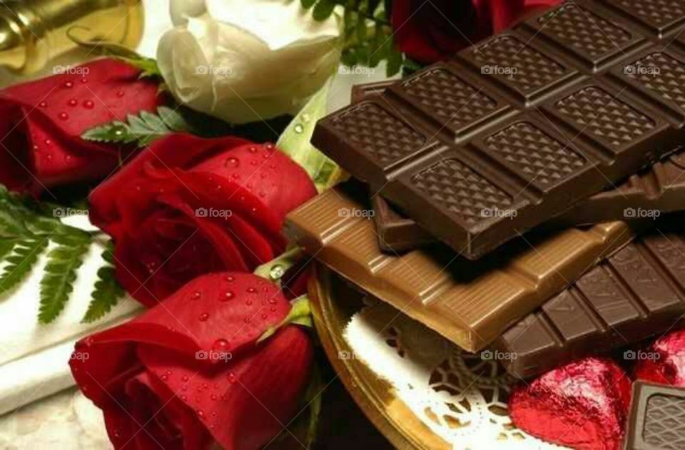 When Love Is Only From A Chocolate and A Rose
