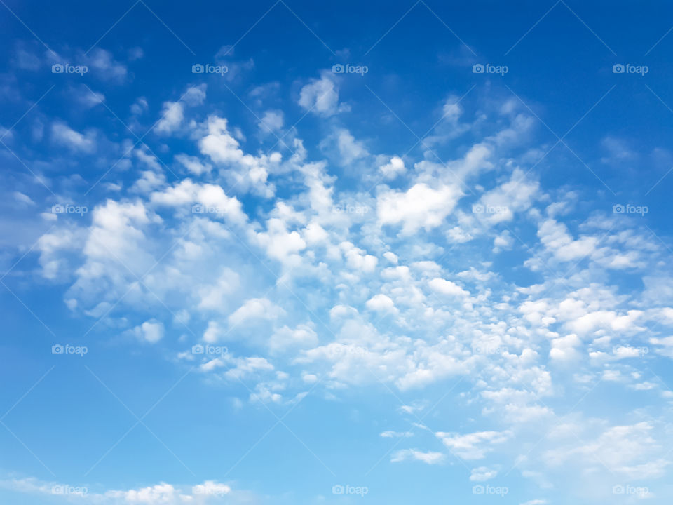 clouds in a blue sky