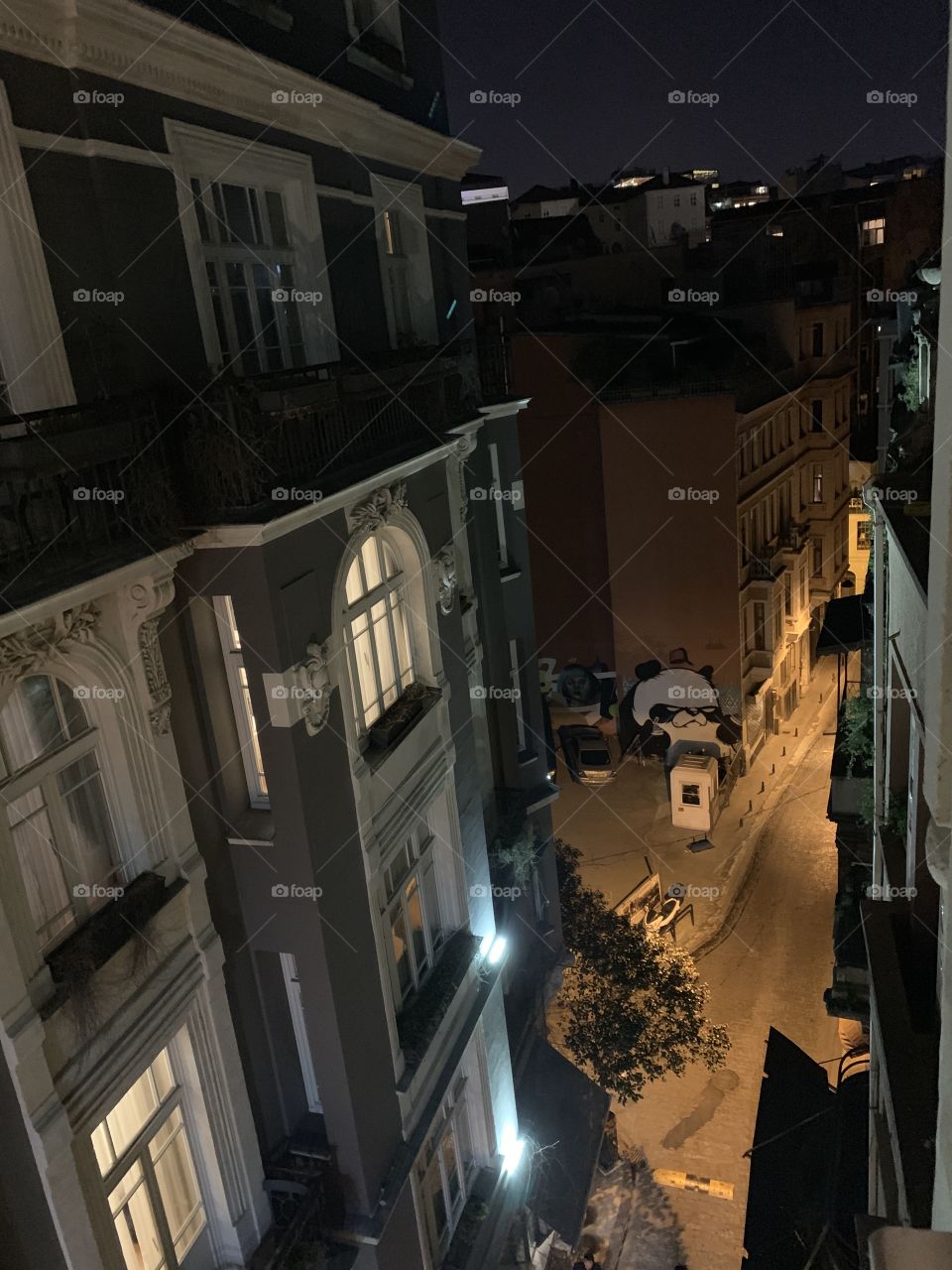 Nite street view from airbnb