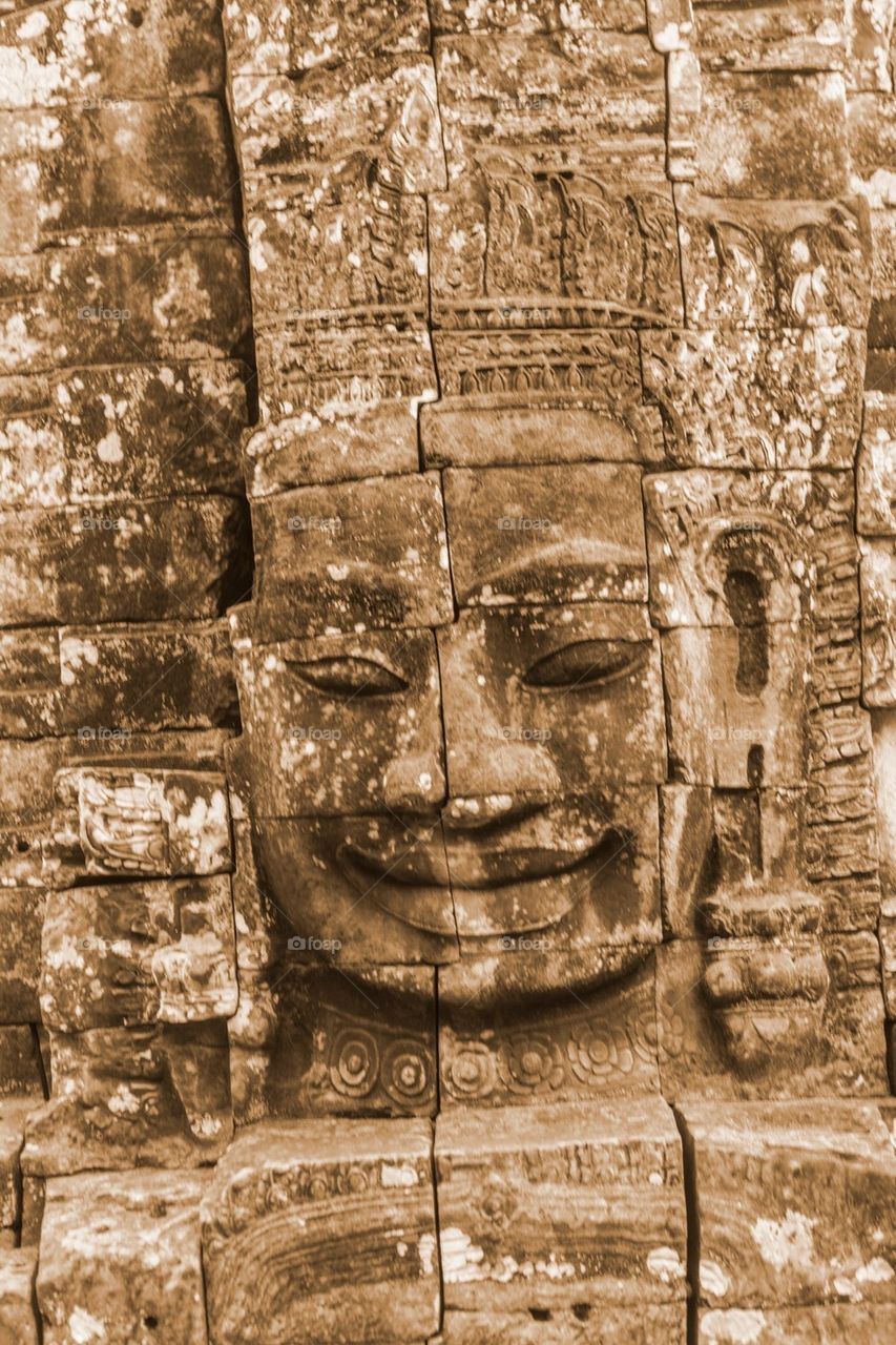 Bayon face at Ankgor Wat