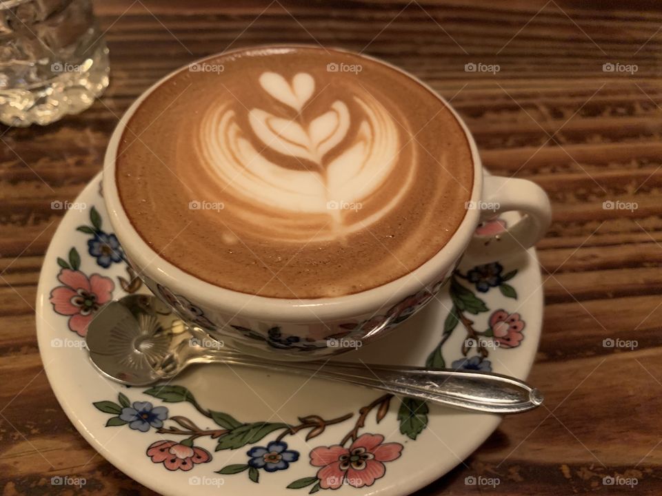 Handcrafted cappuccino 