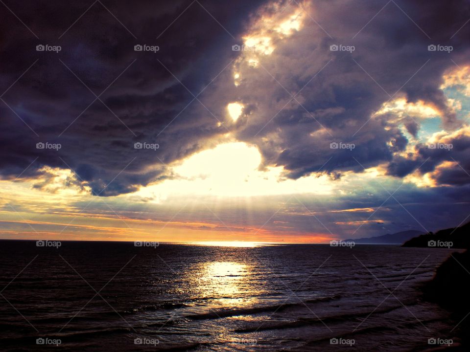 Storm clouds over Palinuro ( Italy ).