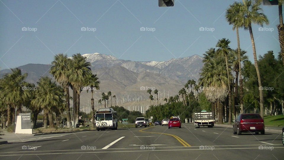 Palm Springs mountains
