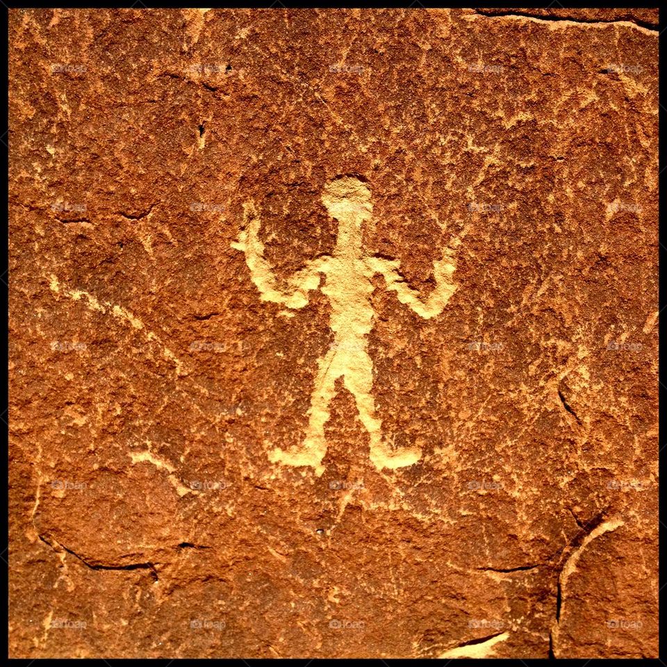 Chaco Culture Ancient Petroglyph