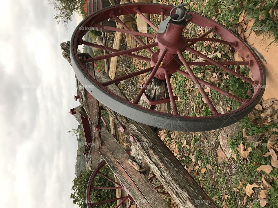 Rustic wheel
