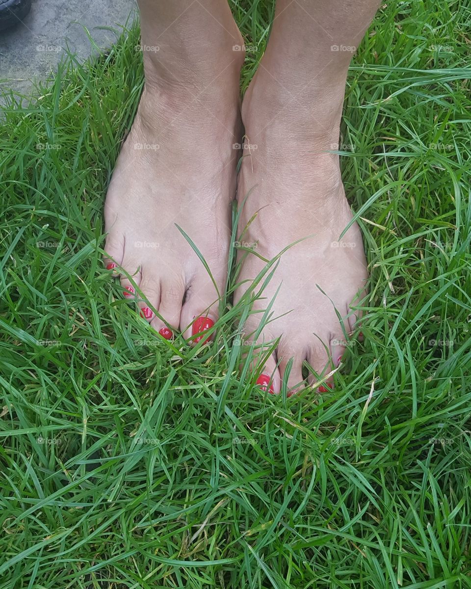 Barefoot In the grass