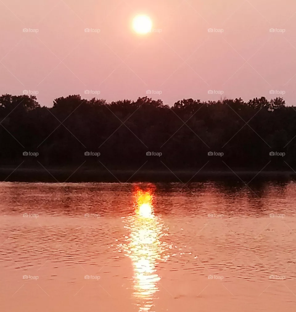 Autumn sunset