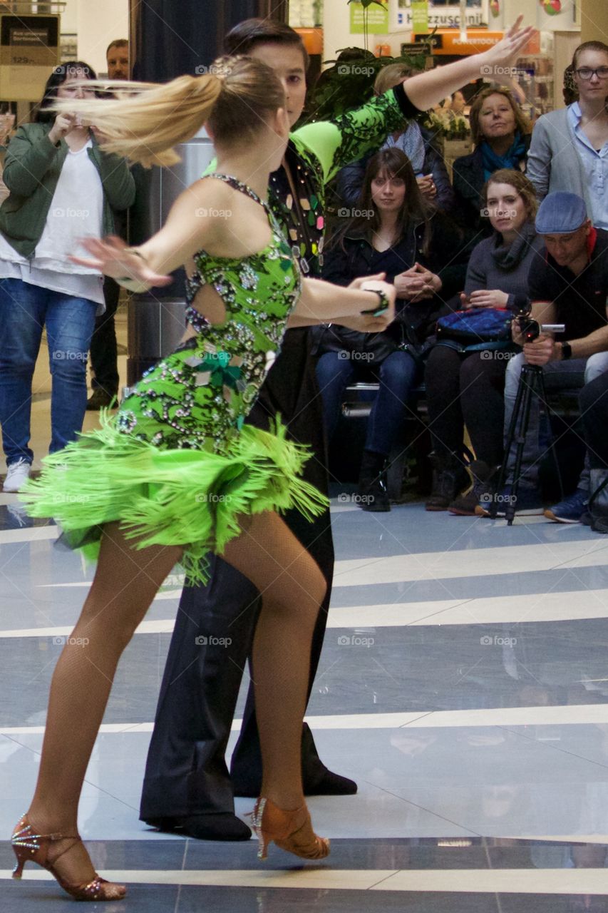 Couple Dancing In Dance Contest