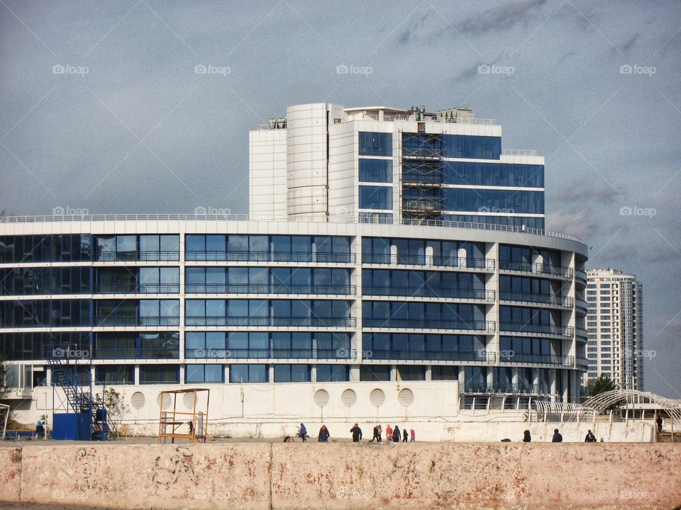 coastal building здание на берегу