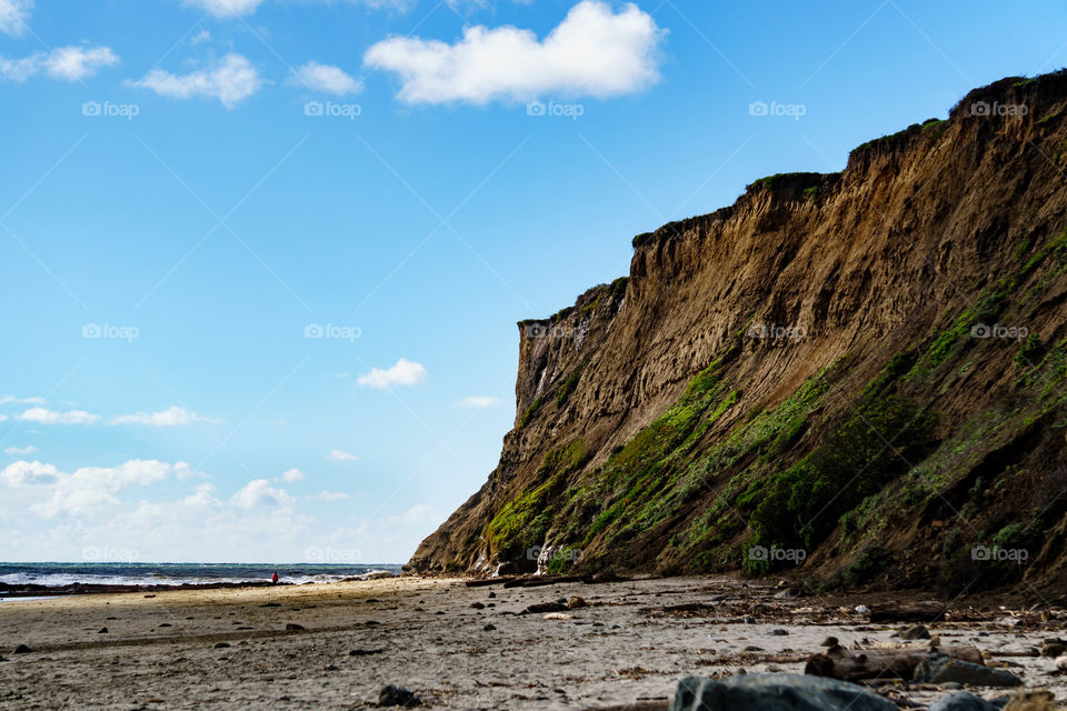 Cliff near the sea