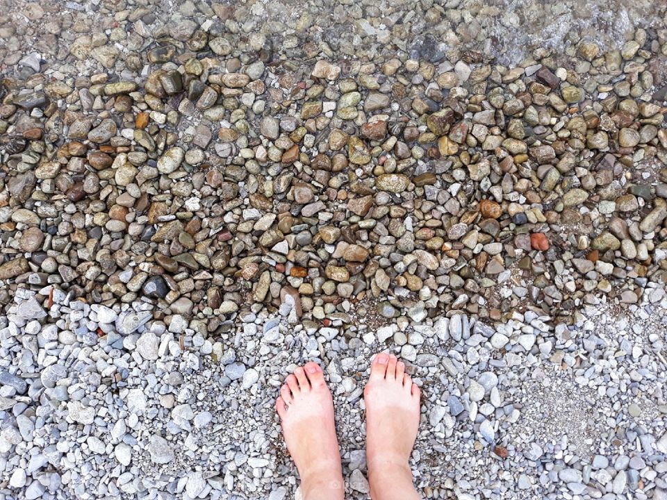 Ready to step in the water