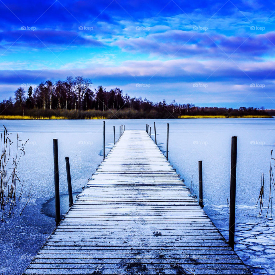 Scenic view of a lake