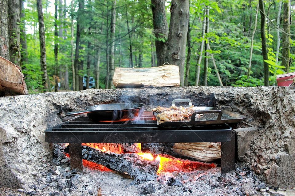 Camp fire meals