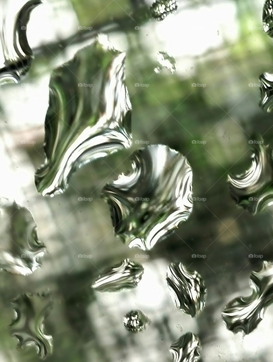 Waterdrops on the window