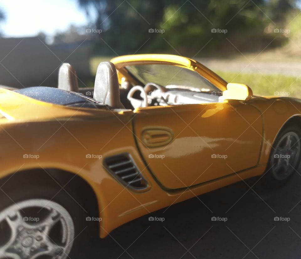 Toy Porshe Boxster Car