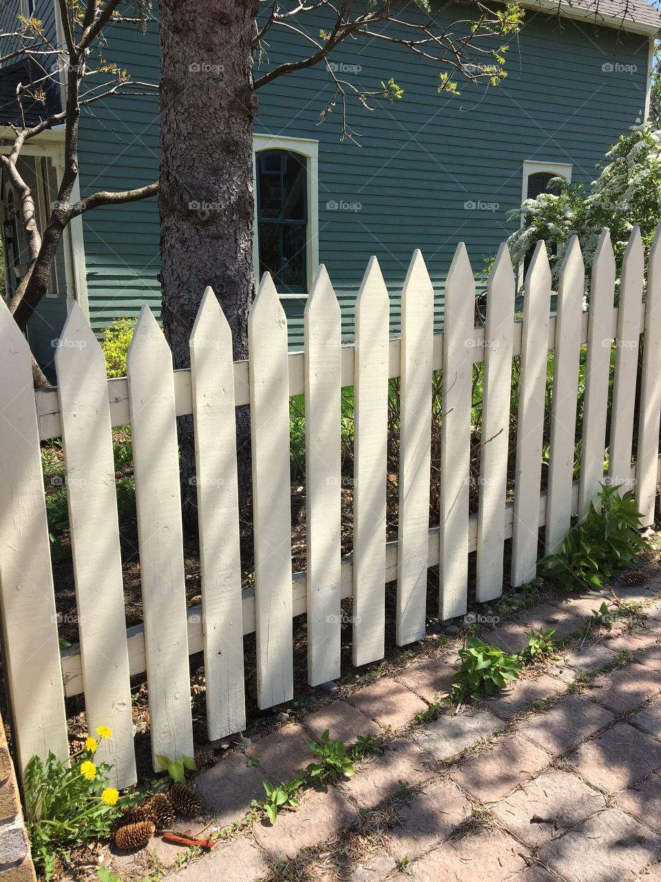 White picket fence