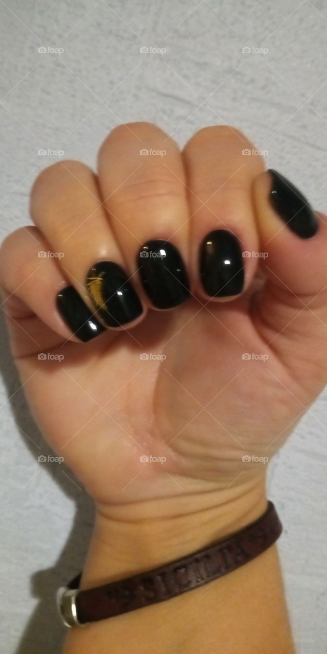 #ногти #маникюр #manicure #black