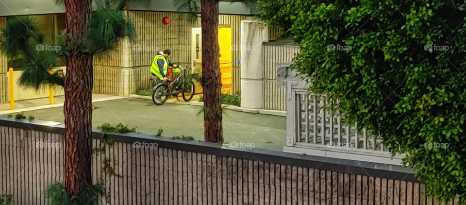 Getting back to work, early morning arrival