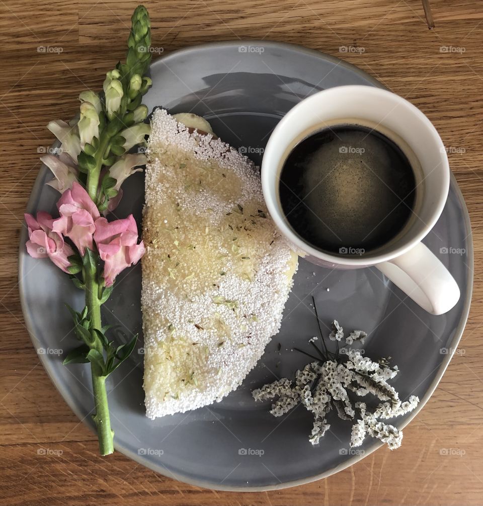 Coffee with Brazilian Tapioca