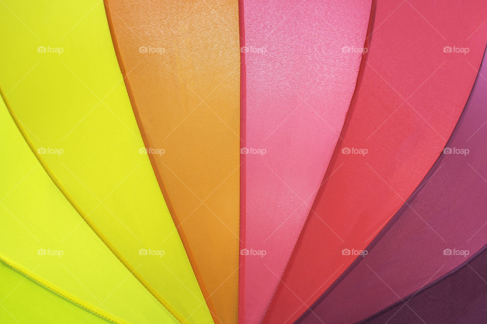 Rainbow colored Summer umbrella pattern 