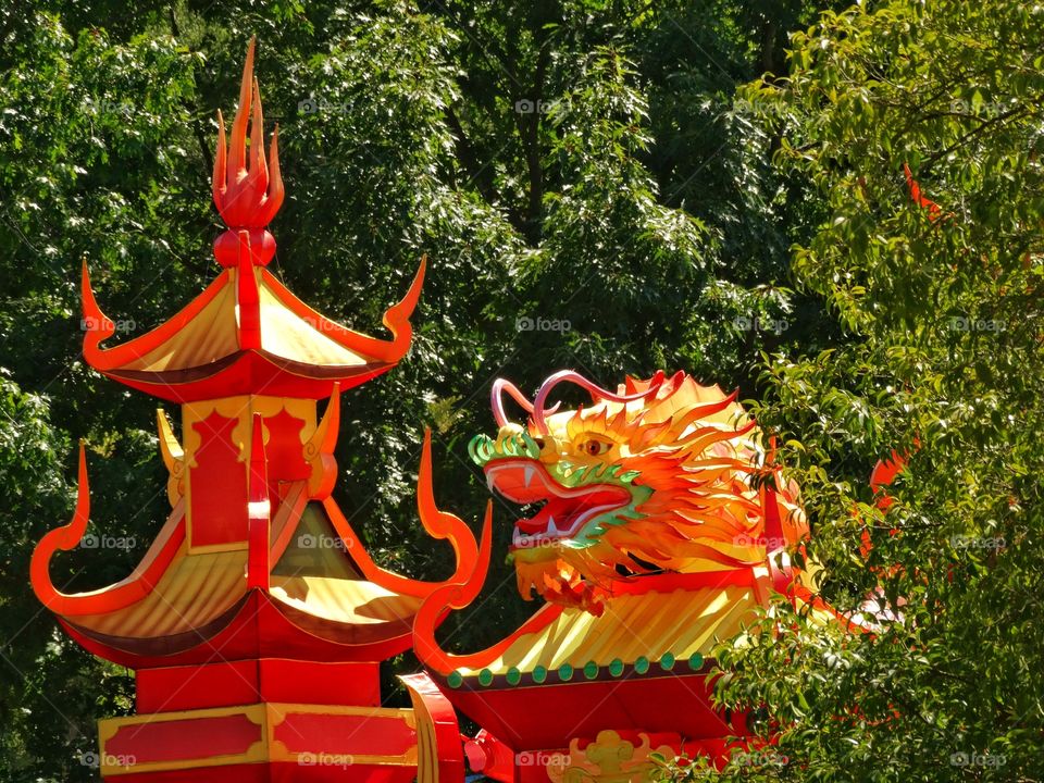 Chinese Dragon Pavillion
