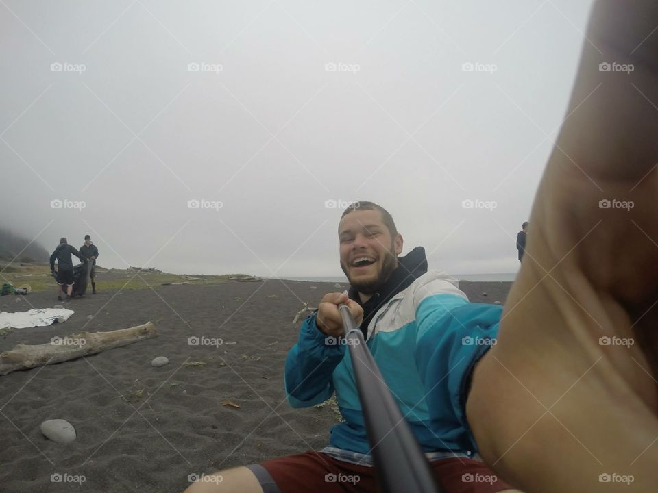 Selfie selfie. Tried to take a selfie with a gopro
