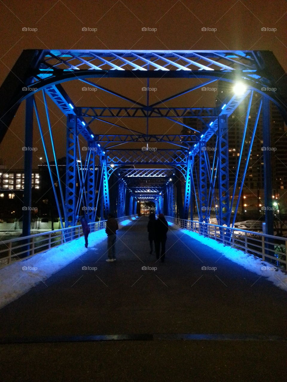 Blue bridge