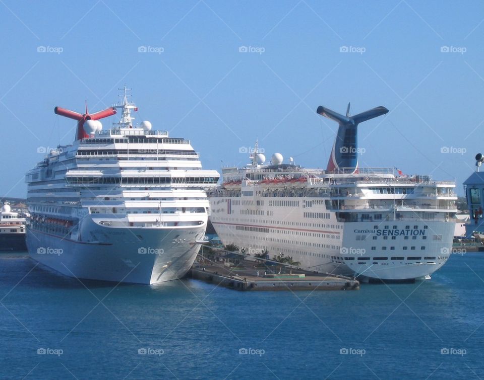 Cruise Ships at Nassau Port