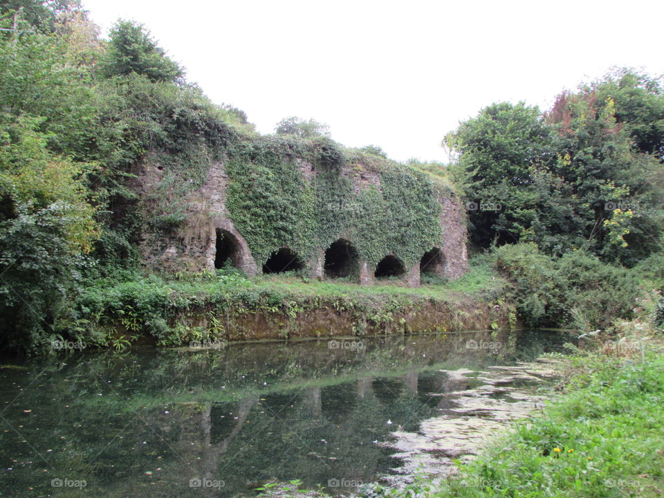 200 year old abandoned lime kiln